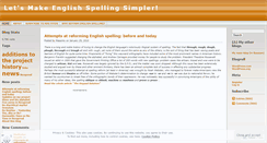 Desktop Screenshot of inglishspelling.wordpress.com