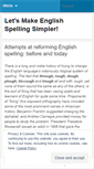 Mobile Screenshot of inglishspelling.wordpress.com