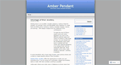 Desktop Screenshot of amberpendant.wordpress.com