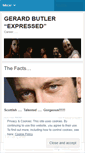 Mobile Screenshot of gerardbutlerexpressed.wordpress.com