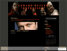 Tablet Screenshot of gerardbutlerexpressed.wordpress.com