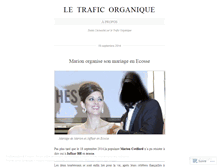 Tablet Screenshot of letraficorganique.wordpress.com