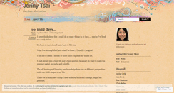 Desktop Screenshot of jennyytsai.wordpress.com