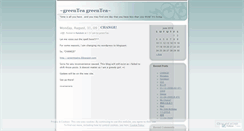 Desktop Screenshot of greenteagreentea.wordpress.com