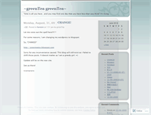 Tablet Screenshot of greenteagreentea.wordpress.com