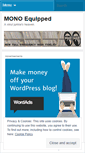 Mobile Screenshot of monoequipped.wordpress.com