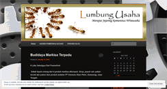 Desktop Screenshot of lumbungusaha.wordpress.com