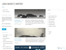 Tablet Screenshot of joshmosey.wordpress.com