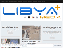 Tablet Screenshot of libyaplusmedia.wordpress.com