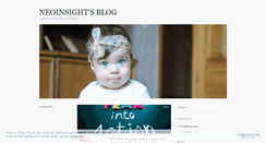 Desktop Screenshot of neoinsight.wordpress.com