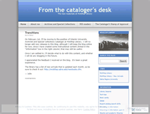 Tablet Screenshot of mckillopcataloger.wordpress.com