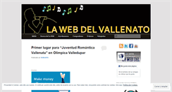 Desktop Screenshot of lawebdelvallenato.wordpress.com