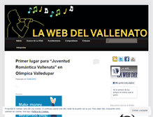 Tablet Screenshot of lawebdelvallenato.wordpress.com