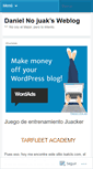Mobile Screenshot of danielnojuak.wordpress.com