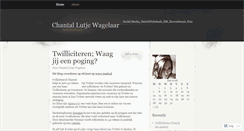 Desktop Screenshot of chantallutjewagelaar.wordpress.com