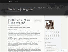 Tablet Screenshot of chantallutjewagelaar.wordpress.com