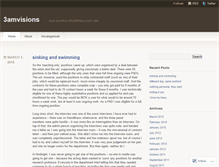 Tablet Screenshot of 3amvisions.wordpress.com