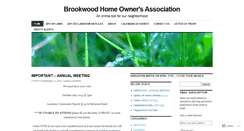 Desktop Screenshot of brookwoodhoa.wordpress.com