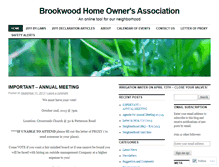 Tablet Screenshot of brookwoodhoa.wordpress.com