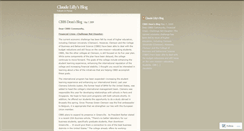 Desktop Screenshot of claudelilly.wordpress.com