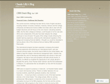 Tablet Screenshot of claudelilly.wordpress.com