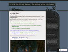 Tablet Screenshot of darklingmuse.wordpress.com