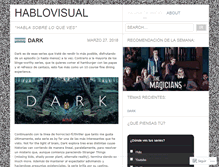 Tablet Screenshot of hablovisual.wordpress.com