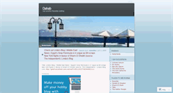 Desktop Screenshot of dahabinsinai.wordpress.com