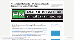 Desktop Screenshot of presentationmultimedia.wordpress.com