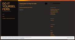 Desktop Screenshot of doityourselfers.wordpress.com