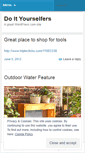 Mobile Screenshot of doityourselfers.wordpress.com