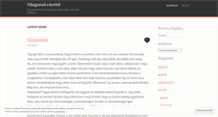 Desktop Screenshot of feljegyzesekakertbol.wordpress.com