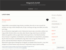 Tablet Screenshot of feljegyzesekakertbol.wordpress.com