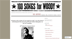 Desktop Screenshot of 100songsforwoody.wordpress.com