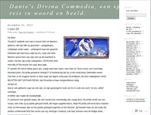 Tablet Screenshot of dantesgoddelijkekomedie.wordpress.com