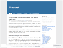Tablet Screenshot of ibrokerport.wordpress.com
