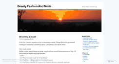 Desktop Screenshot of gayafashion.wordpress.com