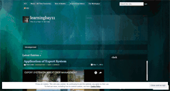 Desktop Screenshot of learningbay11.wordpress.com