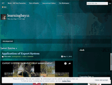 Tablet Screenshot of learningbay11.wordpress.com