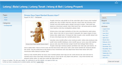 Desktop Screenshot of lelangbali.wordpress.com