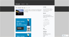 Desktop Screenshot of chimalis.wordpress.com