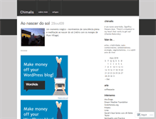 Tablet Screenshot of chimalis.wordpress.com