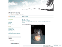 Tablet Screenshot of belly22.wordpress.com