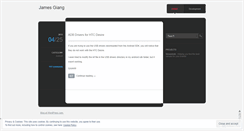 Desktop Screenshot of jamesgiang.wordpress.com