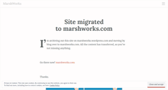 Desktop Screenshot of marshworks.wordpress.com