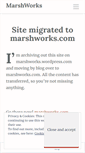 Mobile Screenshot of marshworks.wordpress.com