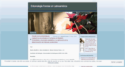 Desktop Screenshot of entoforenselatam.wordpress.com