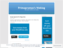 Tablet Screenshot of primopromos.wordpress.com