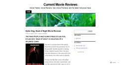 Desktop Screenshot of currentmoviereview.wordpress.com
