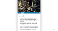 Desktop Screenshot of designbeyondtime.wordpress.com